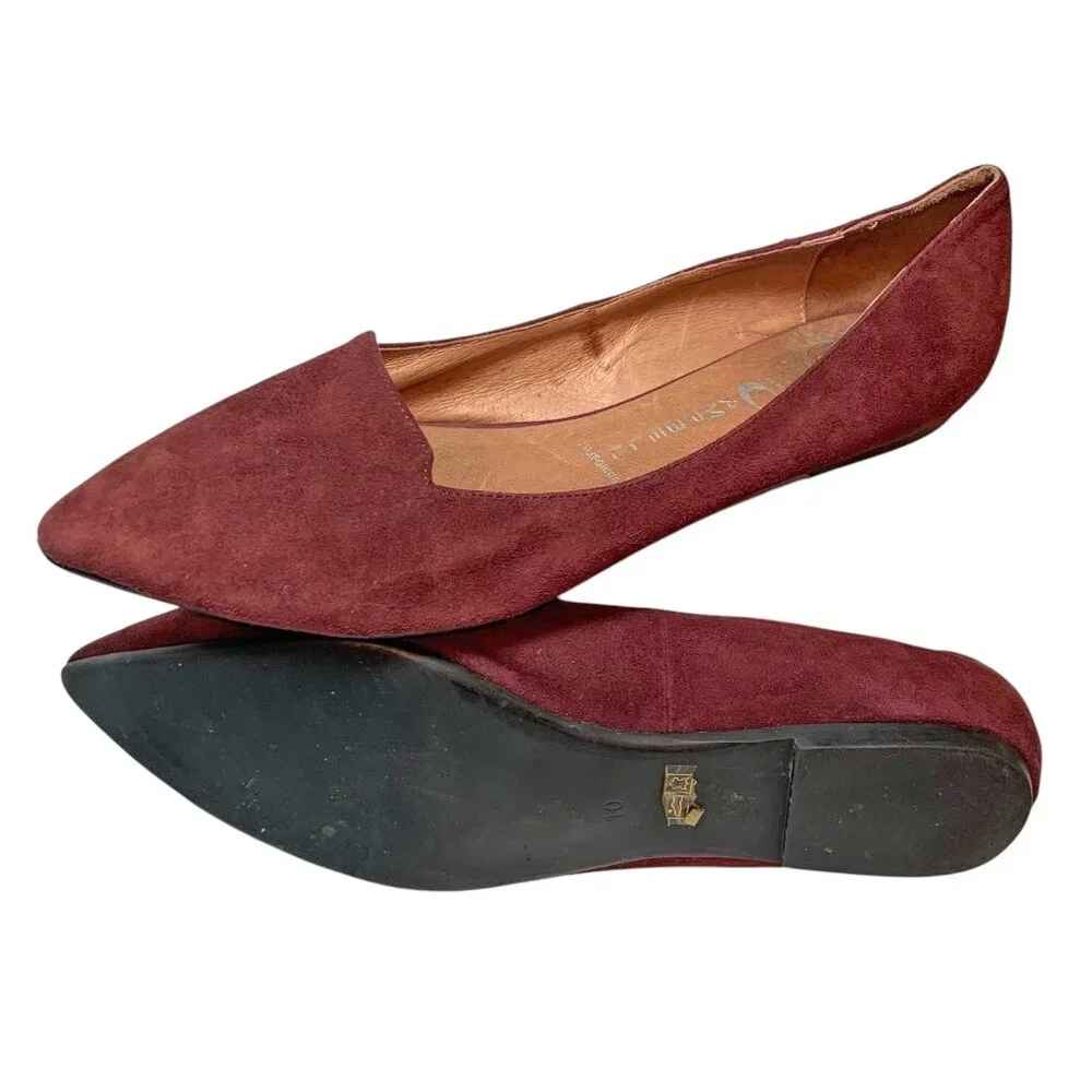 Jeffrey Campbell Ibiza Havana Last Sonnet Suede Skimmer‎ Flats